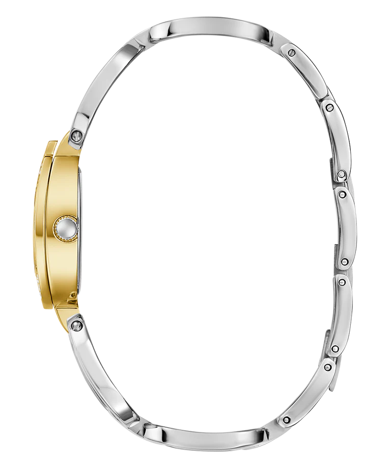 GUESS Ladies 2-Tone Gold Tone Analog Watch GW0683L6
