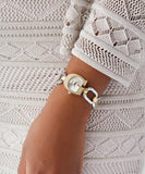 GUESS Ladies 2-Tone Gold Tone Analog Watch GW0683L6