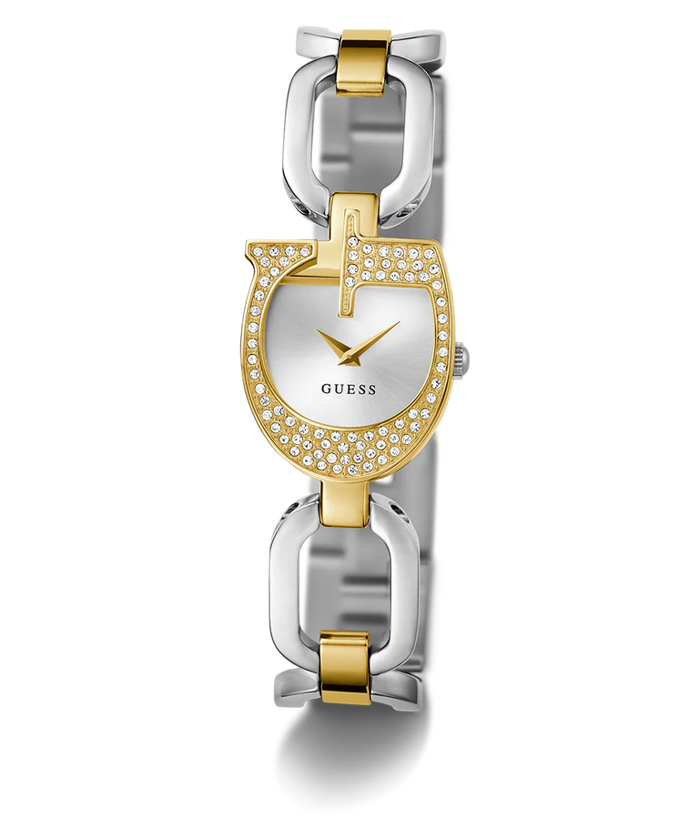 GUESS Ladies 2-Tone Gold Tone Analog Watch GW0683L6