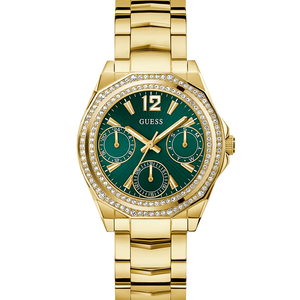 GUESS Ladies Gold Tone Multi-function Watch - GW0685L5 - KRISHNA WATCH COMPANY