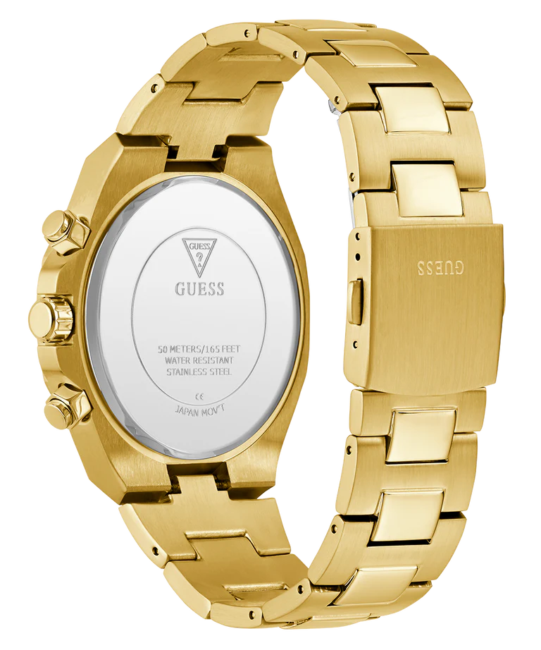 GUESS Mens Gold Tone Multi-function Watch - GW0703G6 - KRISHNA WATCH COMPANY