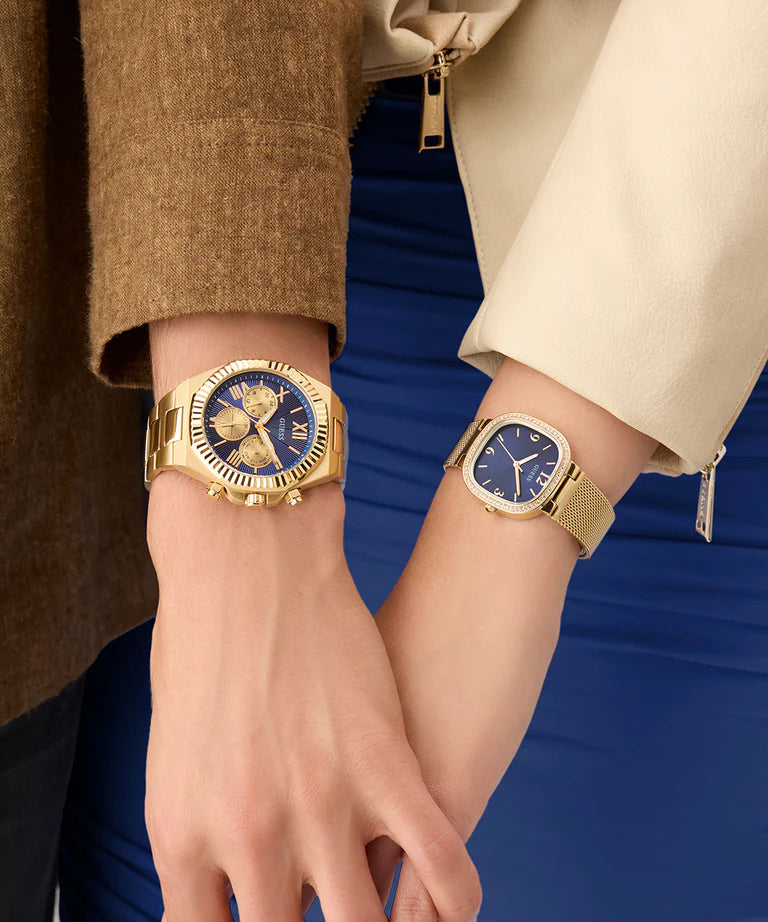 GUESS Mens Gold Tone Multi-function Watch - GW0703G6 - KRISHNA WATCH COMPANY