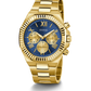 GUESS Mens Gold Tone Multi-function Watch GW0703G6