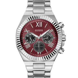 GUESS Mens Equity Silver Tone Analog Watch - GW0703G7 - KRISHNA WATCH COMPANY