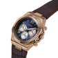 GUESS Mens Brown Coffee Multi-function Watch - GW0791G4