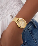 GUESS Ladies Gold Tone Analog Watch GW0835L2