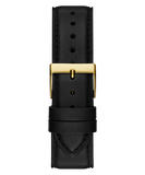 GUESS Mens Black Gold Tone Analog Watch GW0846G1