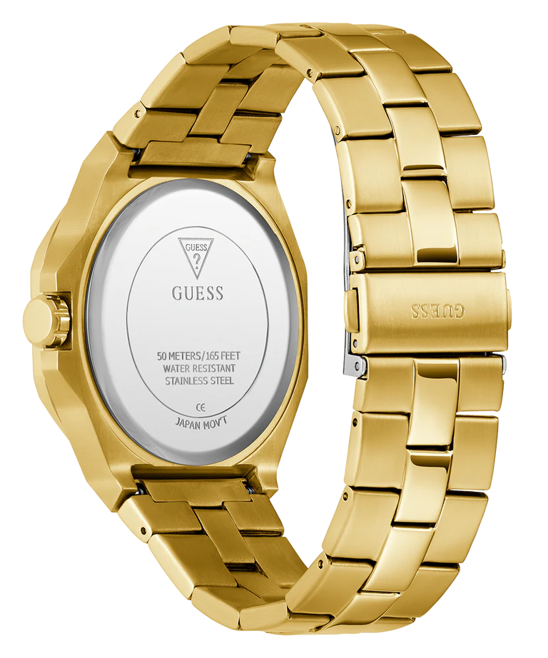 GUESS Mens Gold Tone Analog Watch - GW0849G2 - KRISHNA WATCH COMPANY