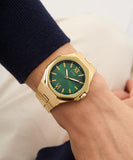 GUESS Mens Gold Tone Analog Watch - GW0849G2 - KRISHNA WATCH COMPANY