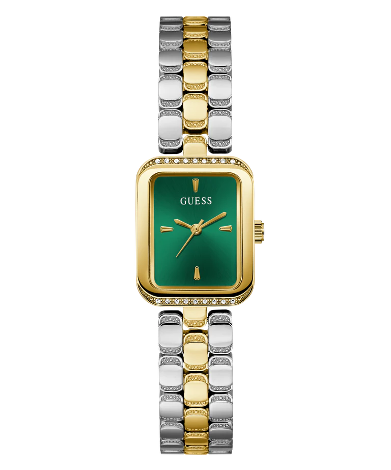 GUESS Ladies 2-Tone Gold Tone Analog Watch GW0865L6