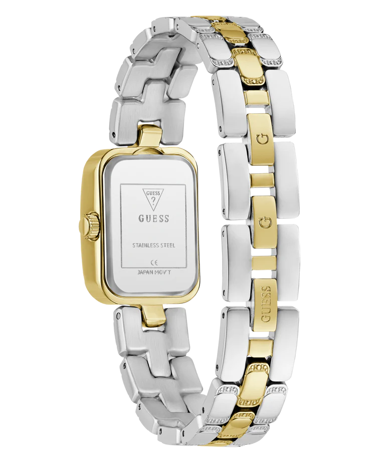 GUESS Ladies 2-Tone Gold Tone Analog Watch GW0865L6