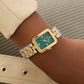 GUESS Ladies 2-Tone Gold Tone Analog Watch GW0865L6