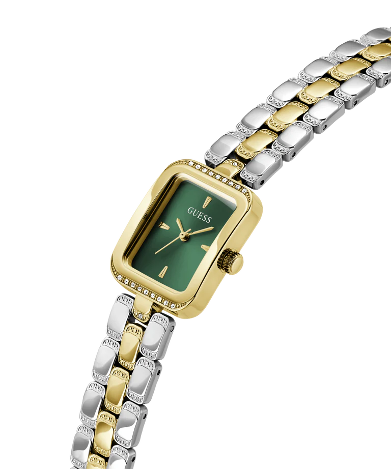 GUESS Ladies 2-Tone Gold Tone Analog Watch GW0865L6
