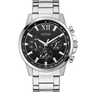 GUESS Mens Silver Tone Multi-function Watch 44 mm GW0900G1 - KRISHNA WATCH COMPANY