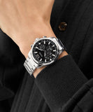GUESS Mens Silver Tone Multi-function Watch 44 mm GW0900G1 - KRISHNA WATCH COMPANY