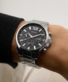 GUESS Mens Silver Tone Multi-function Watch 44 mm GW0900G1 - KRISHNA WATCH COMPANY