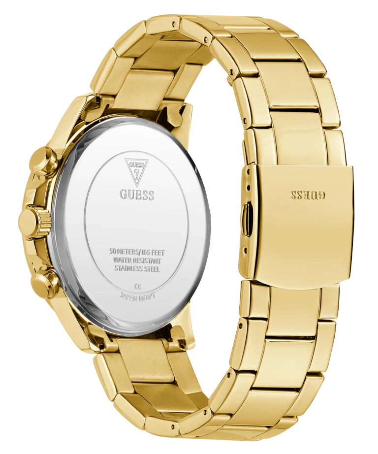 GUESS Mens Gold Tone Multi-function Watch GW0900G3 - KRISHNA WATCH COMPANY