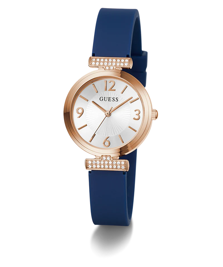 GUESS Silicone Analog 28 mm Watch GW0912L3