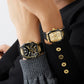 GUESS Ladies Black Gold Tone Multi-function Watch GW0945L2
