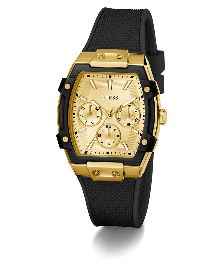GUESS Ladies Black Gold Tone Multi-function Watch GW0945L2