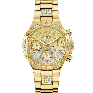 GUESS Ladies Gold Tone Multi-function Watch - GW0950L2 - KRISHNA WATCH COMPANY