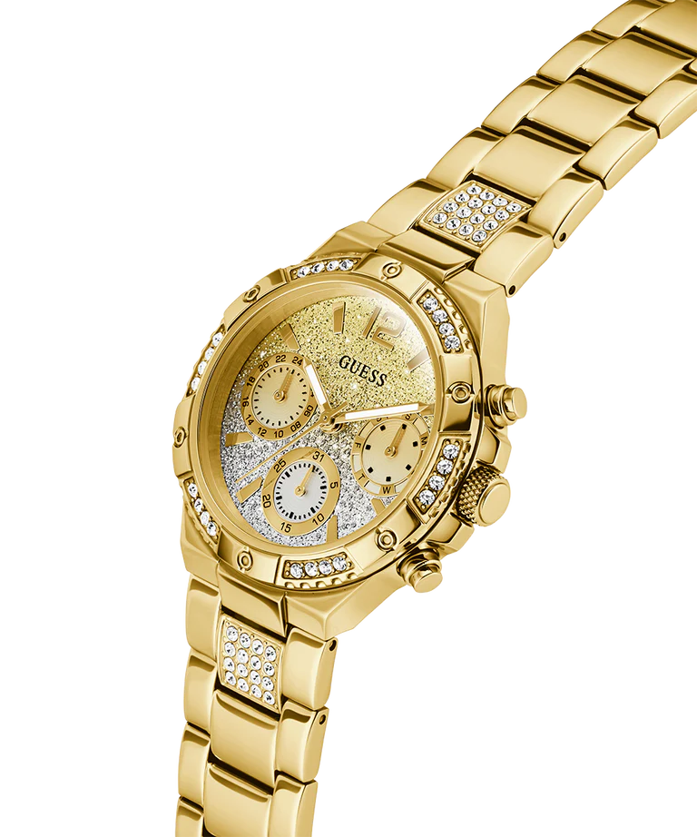 GUESS Ladies Gold Tone Multi-function Watch - GW0950L2