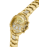 GUESS Ladies Gold Tone Multi-function Watch - GW0950L2