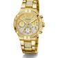 GUESS Ladies Gold Tone Multi-function Watch - GW0950L2