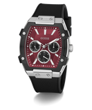 GUESS Mens Black Silver Tone Multifunction Watch - GW0956G1 - KRISHNA WATCH COMPANY