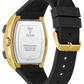 GUESS Mens Black Gold Tone Multi-function Watch GW0956G2