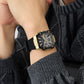 GUESS Mens Black Gold Tone Multi-function Watch GW0956G2