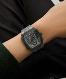 GUESS Mens Grey Gunmetal Multi-function Watch GW0956G3 - KRISHNA WATCH COMPANY