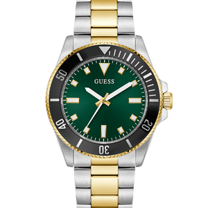GUESS Mens 2-Tone Analog Watch - GW0968G4 - KRISHNA WATCH COMPANY