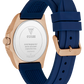 GUESS Mens Blue Rose Gold Tone Analog Watch GW0969G3