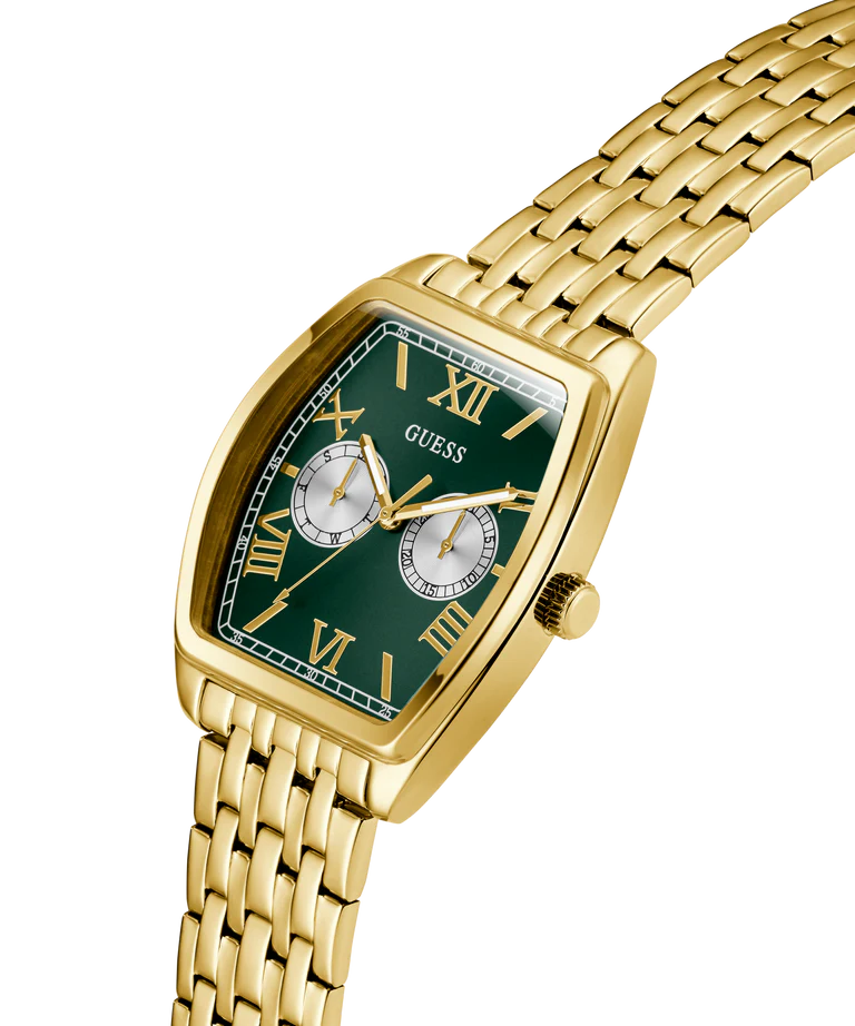 GUESS Mens Gold Tone Multi-function Watch - GW0975G2