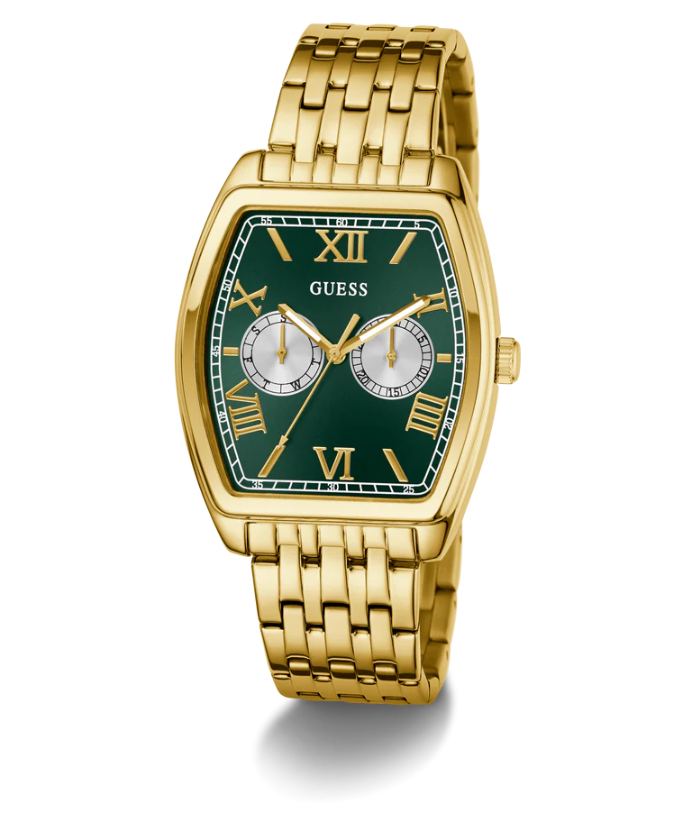 GUESS Mens Gold Tone Multi-function Watch - GW0975G2