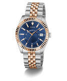 GUESS Mens Jaden 2-Tone Multi-function Date Watch - GW0977G5
