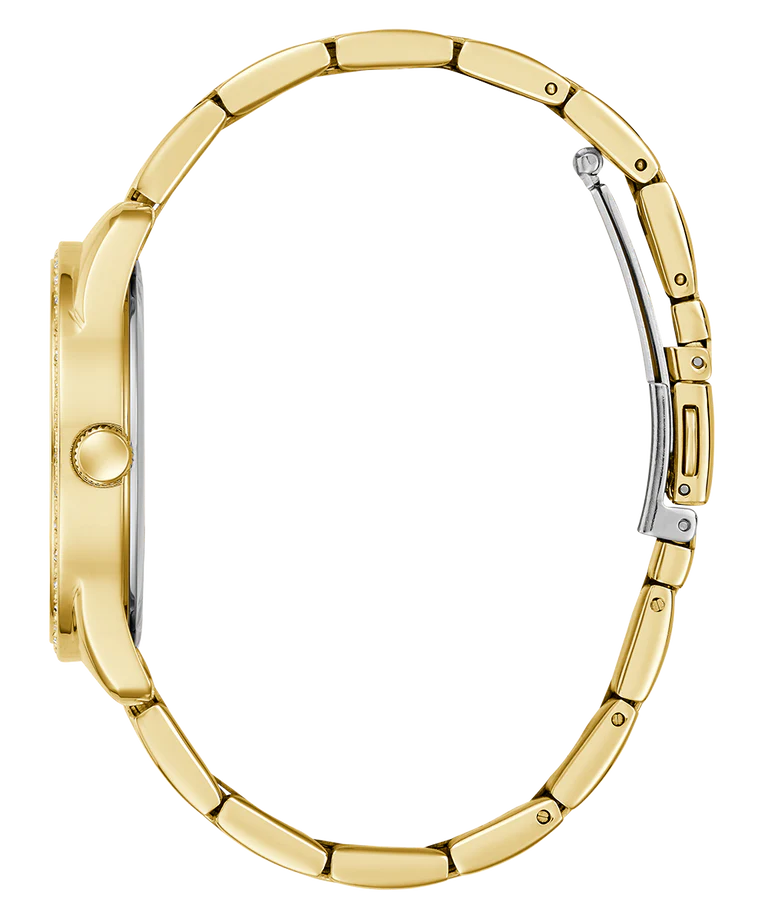 GUESS Ladies Gold Tone Analog Watch GW0987L2