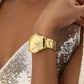 GUESS Ladies Gold Tone Analog Watch GW0987L2