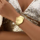 GUESS Ladies Gold Tone Analog Watch GW0987L2