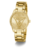 GUESS Ladies Gold Tone Analog Watch GW0987L2