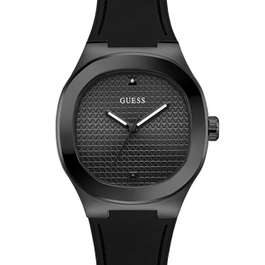 GUESS Mens Black Analog Watch - GW1005G3 - KRISHNA WATCH COMPANY