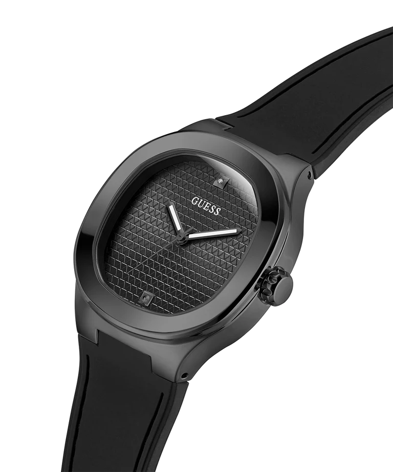 GUESS Mens Black Analog Watch - GW1005G3 - KRISHNA WATCH COMPANY
