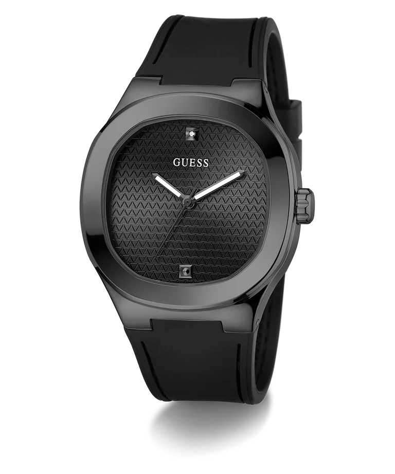 GUESS Mens Black Analog Watch - GW1005G3 - KRISHNA WATCH COMPANY