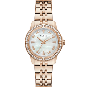 GUESS Ladies Colette Rose Gold Tone Analog Watch - GW1027L4 - KRISHNA WATCH COMPANY