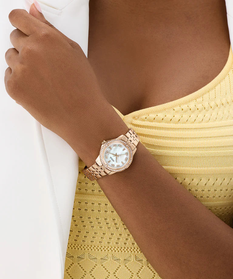 GUESS Ladies Colette Rose Gold Tone Analog Watch - GW1027L4 - KRISHNA WATCH COMPANY