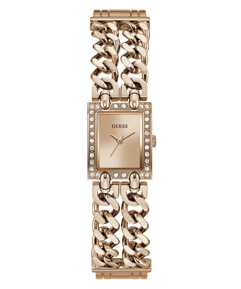 GUESS Ladies Micro Mod Rose Gold Tone Analog Watch - GW1159L4