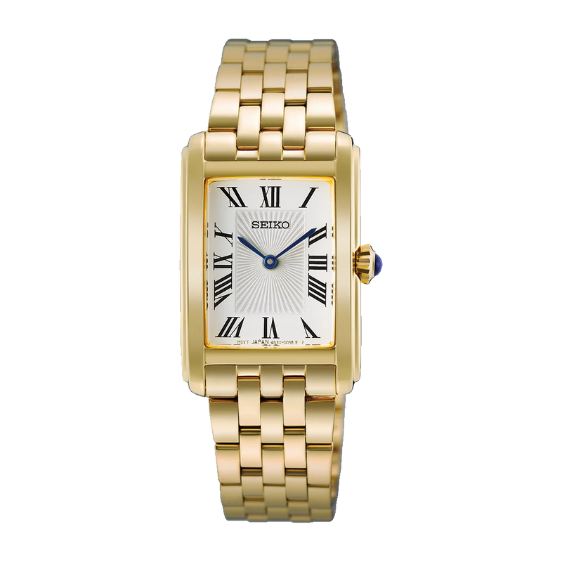 Seiko Ladies Dress Watch in Gold-tone with Roman Numeral Dial - HGG001P1