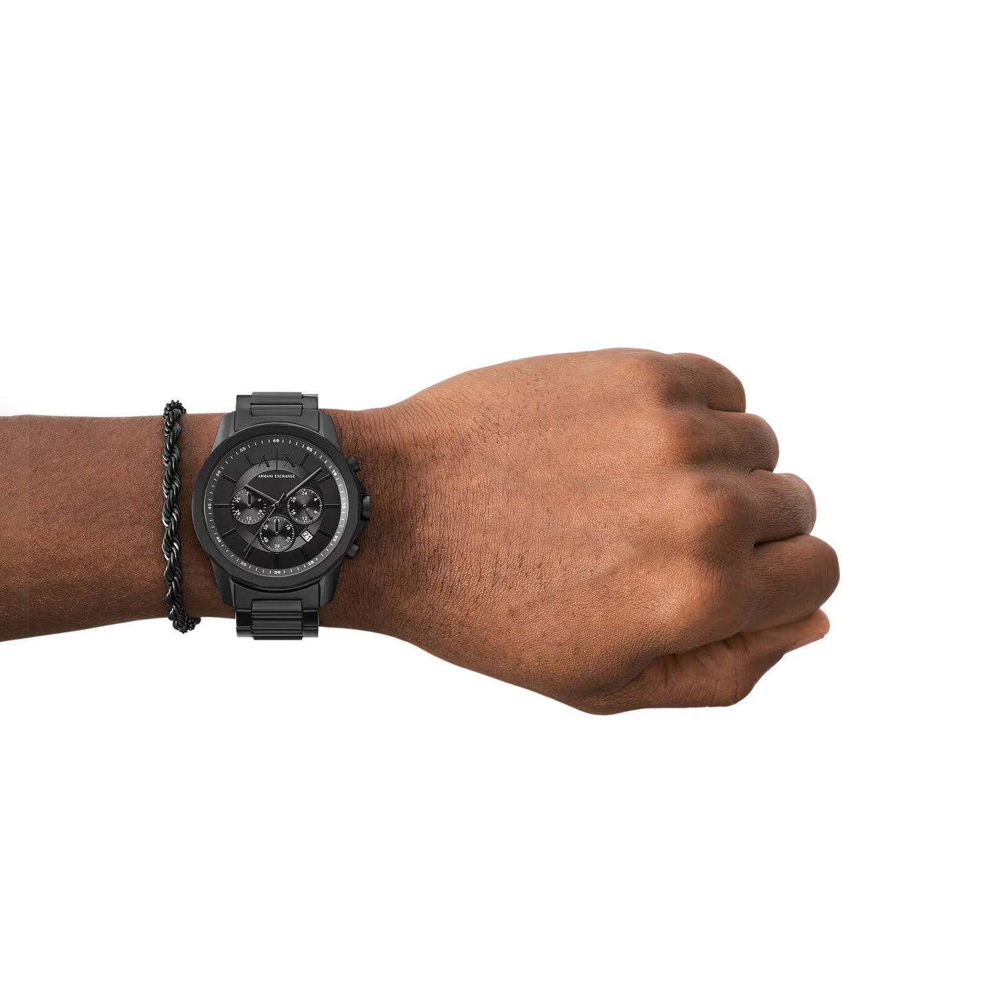 Armani Exchange Chronograph Watch for Men with Bracelet AX7163SET