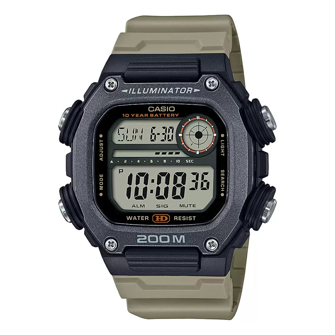 CASIO Youth- Digital Watch - For Men I125 DW-291HX-5AVDF